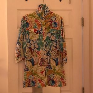 Chico’s linen blend tunic